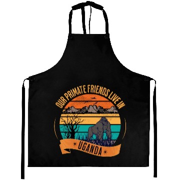Discover Uganda Gorilla Our Primate Friends Aprons
