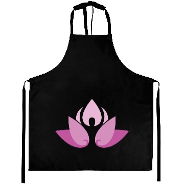 Discover Meditative Lotus Tranquility Design Aprons