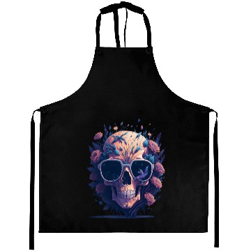 Discover Floral Skull | C06 Aprons