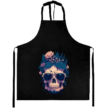 Discover Floral Skull | C03 Aprons