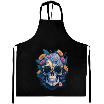 Discover Floral Skull | C10 Aprons