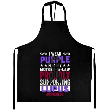 Discover I wear Purple for my Mother-in-Law Lupus Awareness Aprons