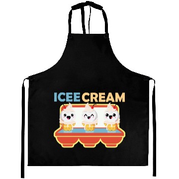 Discover Cute Vanilla Ice Cream Aprons