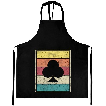 Discover Clubs Playing Card Poker Symbol Aprons