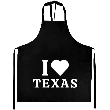 Discover I Love Texas Aprons