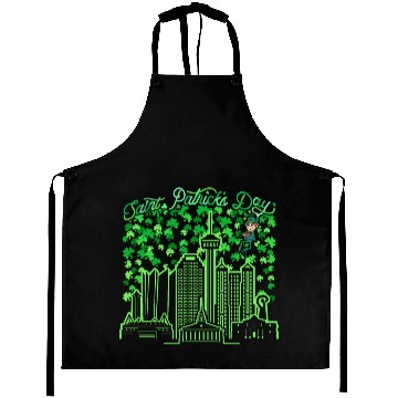 Discover Saint Patrick's Day San Antonio Texas Aprons