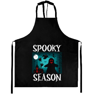 Discover Spooky Season Aprons