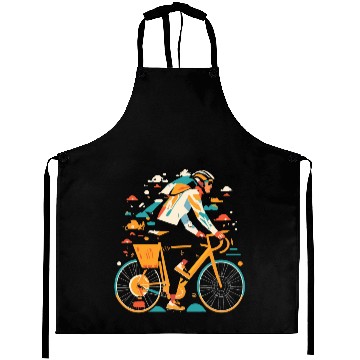 Discover All Seasons Cyclist Gift Aprons
