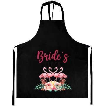 Discover Brides Flock Flamingo Tribe Bachelorette Party Aprons