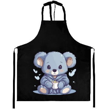 Discover Chibi Koala in Pajamas Aprons
