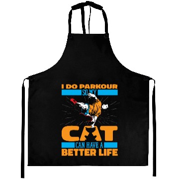 Discover Parkour Free Running Cat Aprons