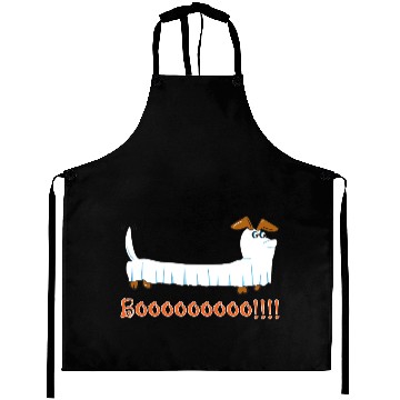 Discover Halloween Dachshund Ghost Design Aprons