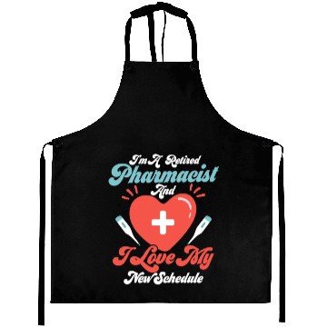 Discover I'm A Retired Pharmacist Pharmacy Medical Tech Aprons