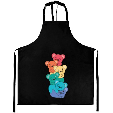 Discover Rainbow Flag Pride Lgbtq Cute Mouse Stack Aprons