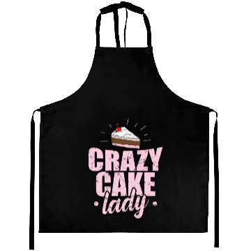 Discover Crazy Cake Lady Pastry Chef Cake Aprons