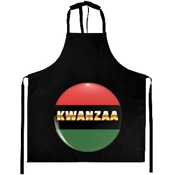 Discover Embracing Kwanzaa: Red, Green, and Black Pride. Aprons