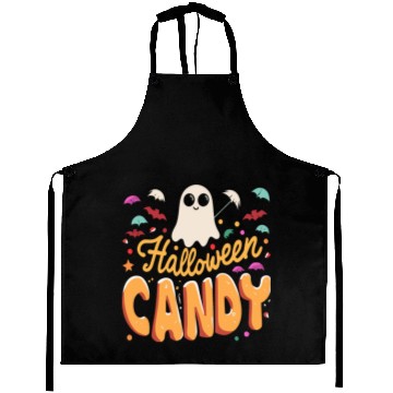 Discover Candy Halloween Aprons
