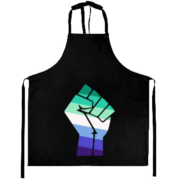 Discover Pride Fist Gay Pride Design for Equality Aprons