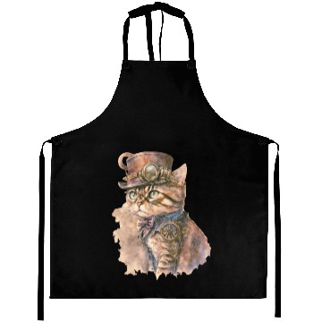 Discover Steampunk Cat Aprons