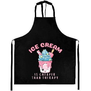 Discover ice cream is cheaper than therapy Aprons