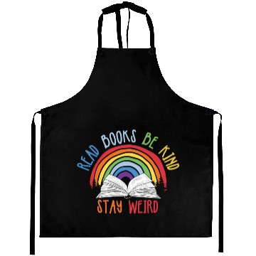 Discover Read Books Be Kind Stay Weird Reading Aprons