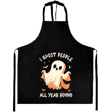 Discover I Ghost People All Year Round Aprons