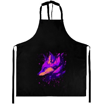 Discover Vibrant Fantasy Fox Aprons