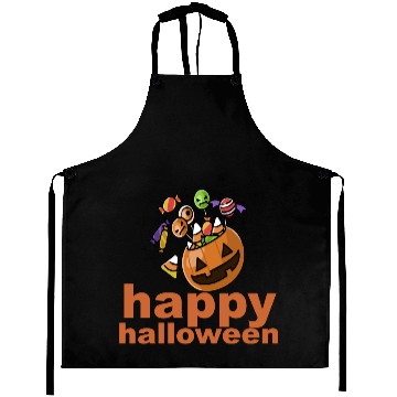 Discover halloween candy royalty free stock design Aprons
