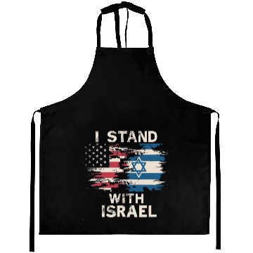 Discover I Stand With Israel Patriotic Aprons