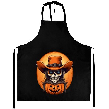 Discover Sublimation Halloween Cowboy Aprons