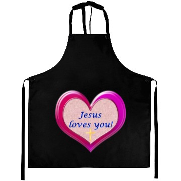 Discover Jesus loves you! Aprons
