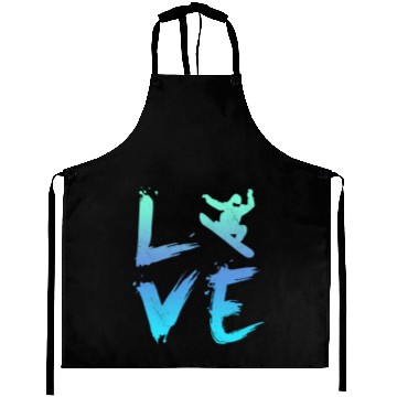 Discover LOVE Snowboarding Freestyle Winterpark Snowboard Aprons