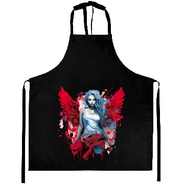 Discover Woman with Angel Wings Angel Esoteric Wings Aprons