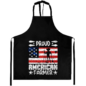 Discover Proud american farmer quote Aprons