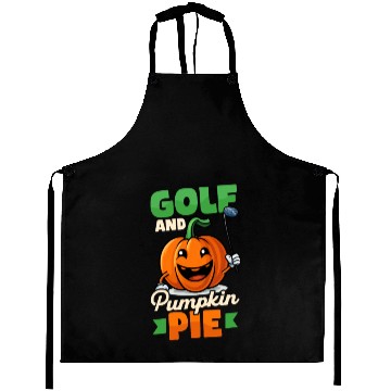 Discover Thanksgiving Golf Golf And Pumpkin Pie Aprons