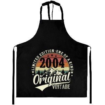 Discover Unique 2004 Vintage Birthday Gift Aprons