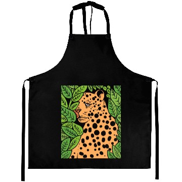 Discover Jaguar in Forest Wildlife Biologist Gift Aprons