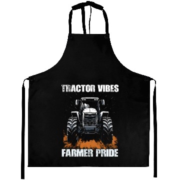 Discover Tractor Vibes Farmer Pride Agriculture Gift Aprons