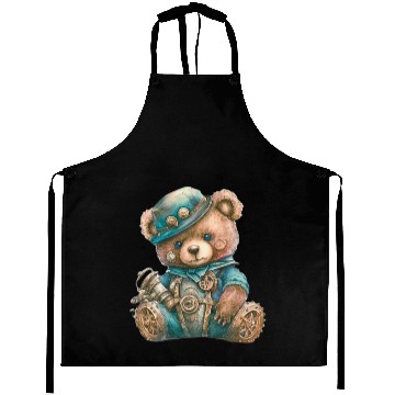 Discover Steampunk Vintage Teddy Bear Aprons