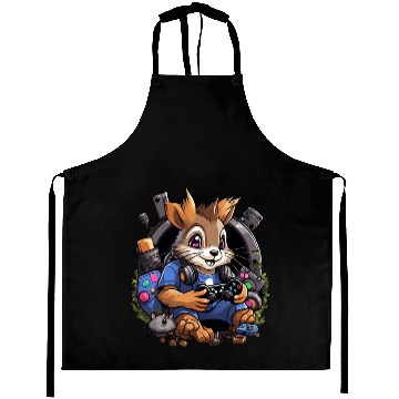 Discover Squirrel playing games Aprons