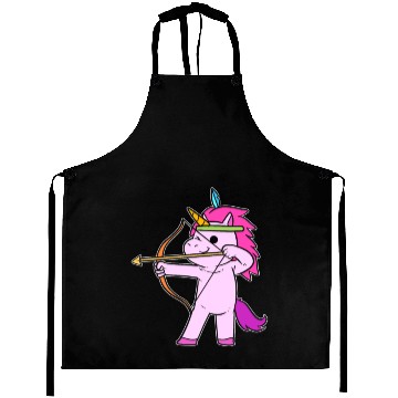 Discover Unicorn Archery Athletic Person Gift Aprons