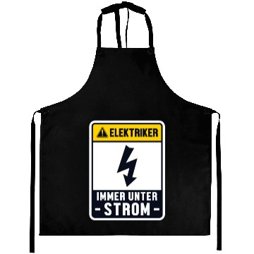Discover Immer unter Strom Lineworker Wiremen Worker Aprons
