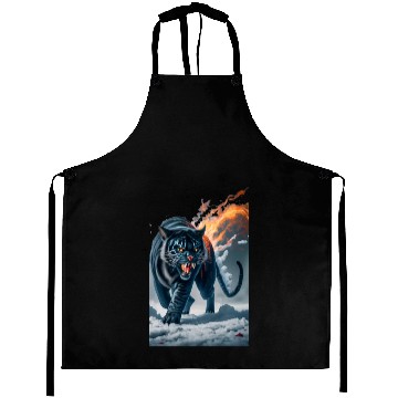 Discover Wild Black Panther Aprons