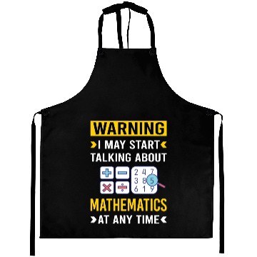 Discover Warning Mathematics Math Maths Aprons