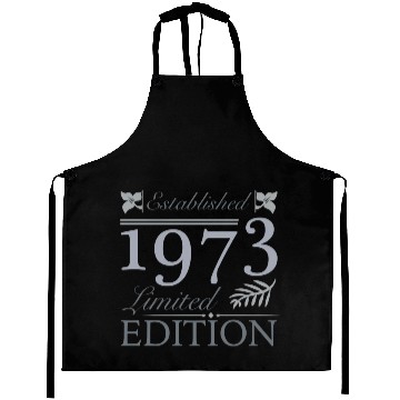Discover Established 1973 50th Birthday Aprons