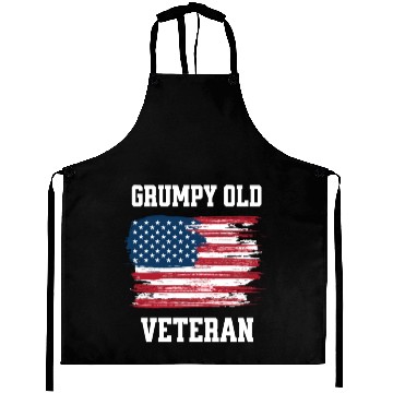Discover grumpy old veteran Aprons