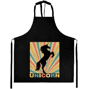 Discover UNICORN RETRO STYLE Aprons