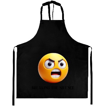 Discover Angry Shouting Face Aprons