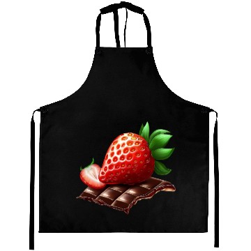 Discover Sweet Temptation: Strawberry Meets Dark Chocolate Aprons