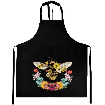 Discover Bee Kind Wild Flower Aprons